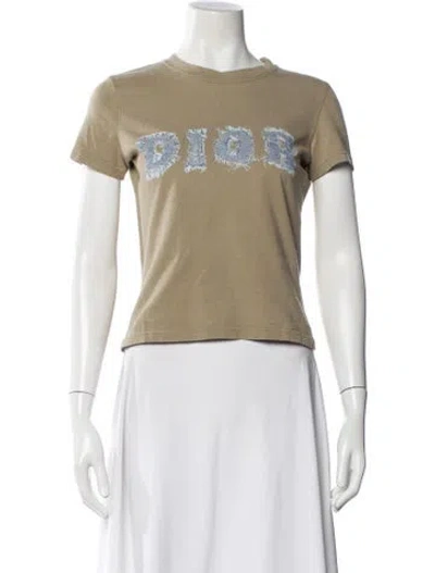 Pre-owned Dior Vintage 2003 T-shirt In Gray
