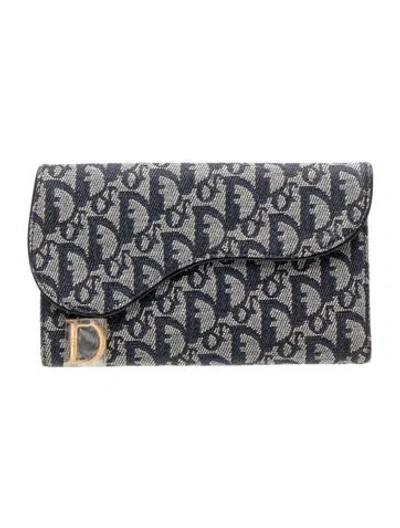 Pre-owned Dior Vintage 2003 Wallet In Black
