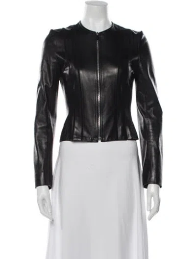 Pre-owned Dior Vintage 2004 Biker Jacket In Black