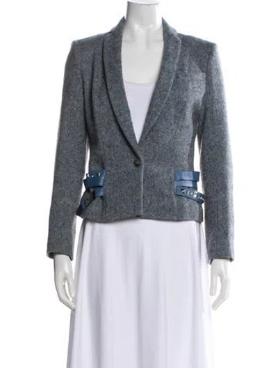 Pre-owned Dior Vintage 2004 Blazer In Blue