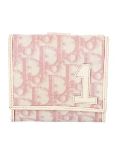 Pre-owned Dior Vintage 2004 Compact Wallet In Pink