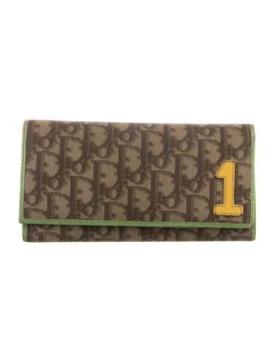Pre-owned Dior Vintage 2004 Continental Wallet