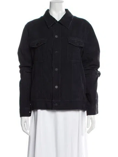 Pre-owned Dior Vintage 2004 Denim Jacket In Gray