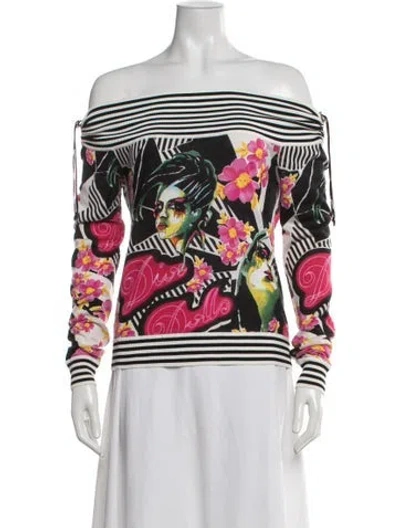 Pre-owned Dior Vintage 2004 Sweater In Black/pink