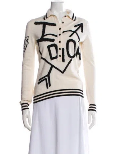 Pre-owned Dior Vintage 2004 Sweater In Neutral