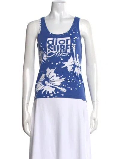 Pre-owned Dior Vintage 2004 Top In Blue