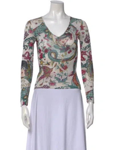 Pre-owned Dior Vintage 2004 Top In Multi