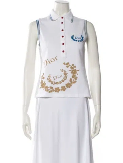 Pre-owned Dior Vintage 2004 Top In White
