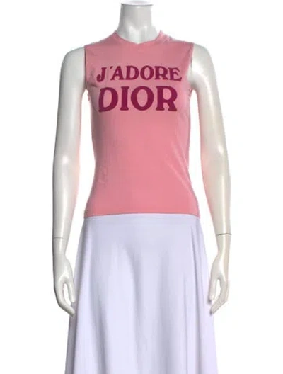 Pre-owned Dior Vintage 2004 T-shirt In Pink