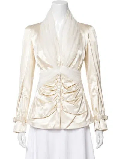 Pre-owned Dior Vintage 2004 Utility Jacket In Neutral