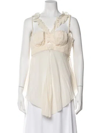 Pre-owned Dior Vintage 2005 Blouse In Neutral