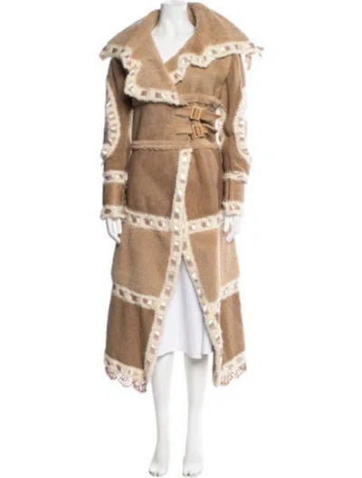 Pre-owned Dior Vintage 2005 Coat In Brown