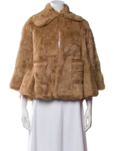 Pre-owned Dior Vintage 2005 Fur Jacket In Multi