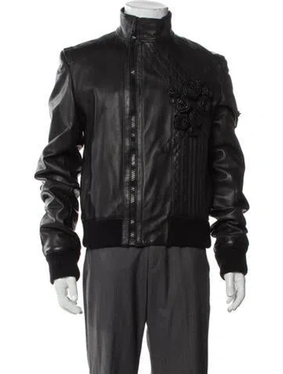 Pre-owned Dior Vintage 2005 Moto Jacket W/ Tags In Black