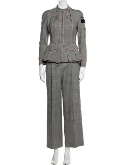 Pre-owned Dior Vintage 2005 Pantsuit In Grey