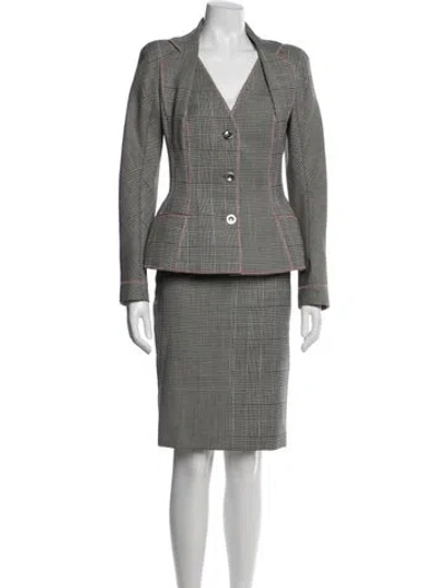 Pre-owned Dior Vintage 2005 Skirt Suit In Black