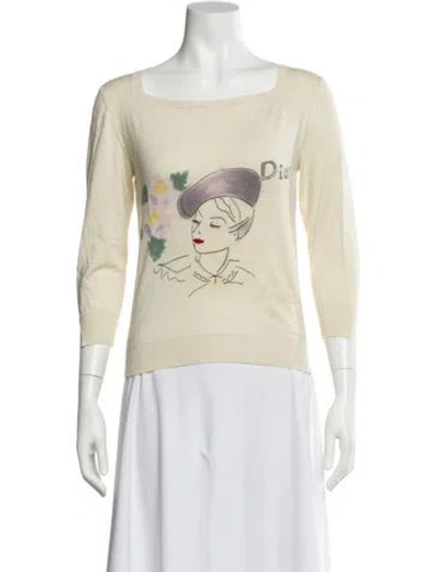 Pre-owned Dior Vintage 2005 Sweater In Neutral