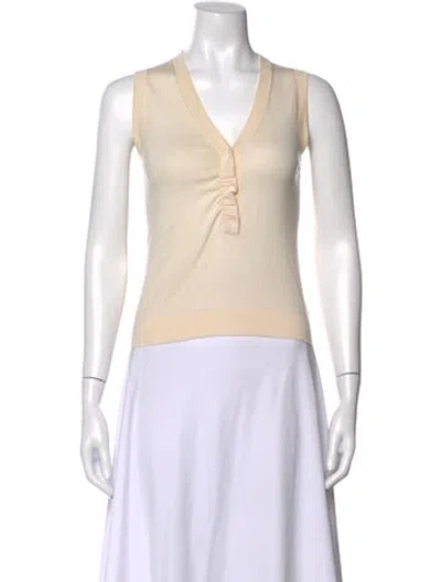 Pre-owned Dior Vintage 2005 Top In Neutrals
