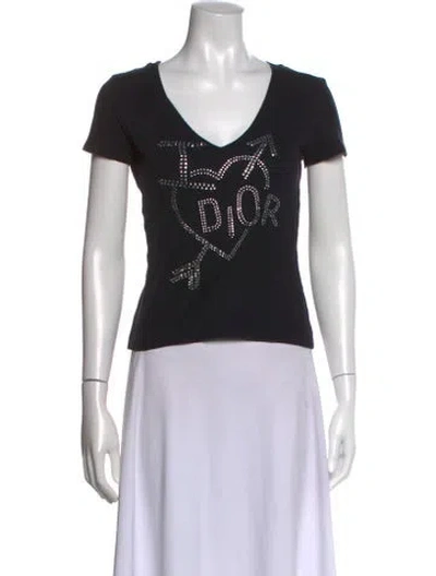 Pre-owned Dior Vintage 2005 T-shirt In Black