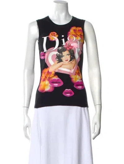 Pre-owned Dior Vintage 2005 T-shirt In Black