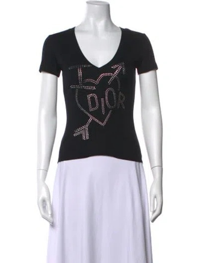 Pre-owned Dior Vintage 2005 T-shirt In Black