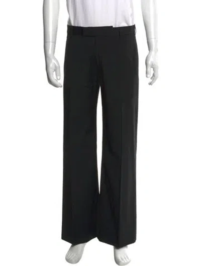 Pre-owned Dior Vintage 2005 'untitled' Wide-leg Pants In Black