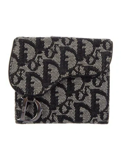 Pre-owned Dior Vintage 2005 Wallet In Black