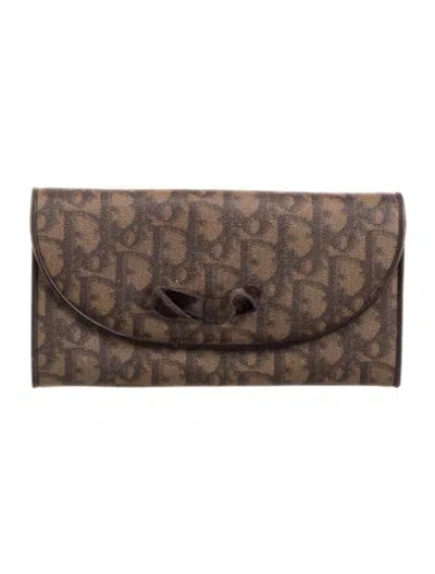 Pre-owned Dior Vintage 2005 Wallet In Brown
