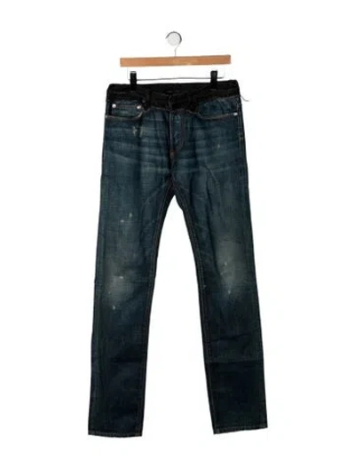Pre-owned Dior Vintage 2006 'cummerbund' Slim Fit Jeans In Green