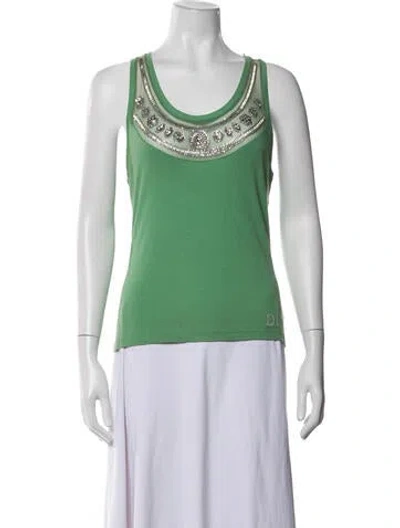 Pre-owned Dior Vintage 2006 Top In Green
