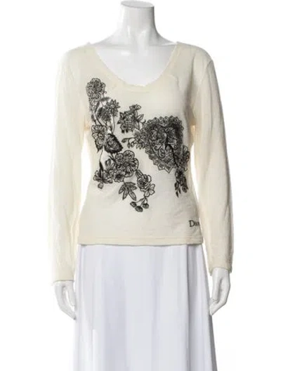 Pre-owned Dior Vintage 2006 Top In Neutral