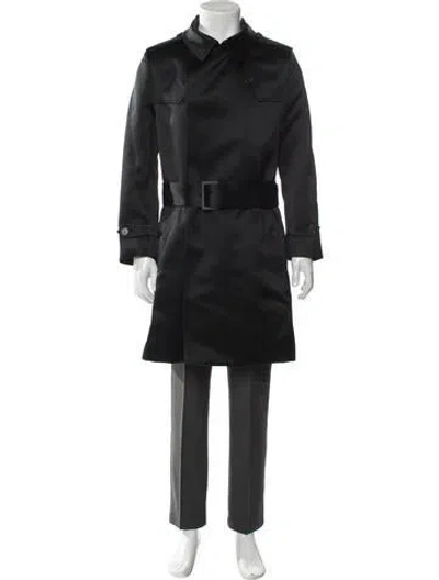 Pre-owned Dior Vintage 2006 Trench Coat In Black