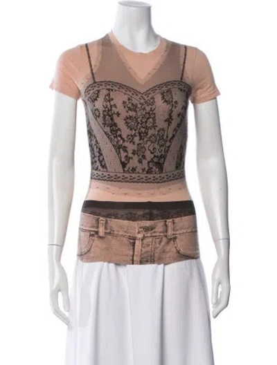 Pre-owned Dior Vintage 2006 T-shirt In Pink