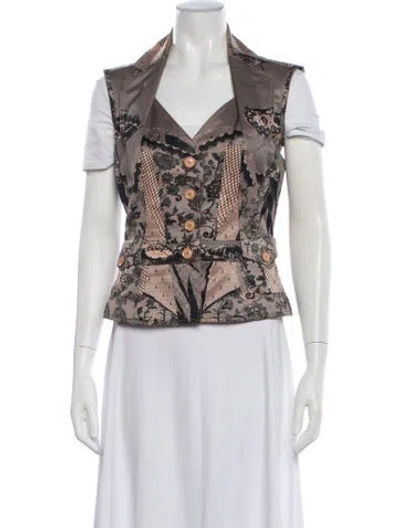 Pre-owned Dior Vintage 2006 Vest In Neutrals