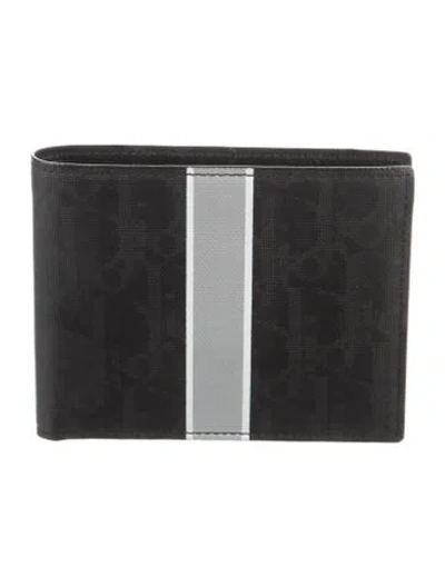 Pre-owned Dior Vintage 2007 Bifold Wallet In Black