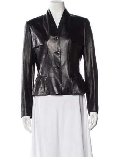 Pre-owned Dior Vintage 2007 Biker Jacket In Black