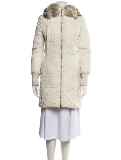 Pre-owned Dior Vintage 2007 Down Coat In Neutrals
