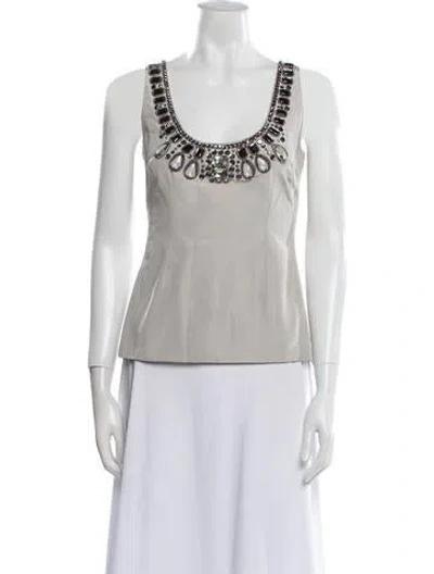 Pre-owned Dior Vintage 2007 Top In Gray