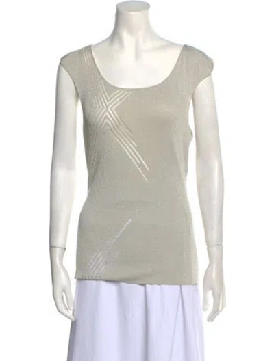 Pre-owned Dior Vintage 2007 Top In Neutral