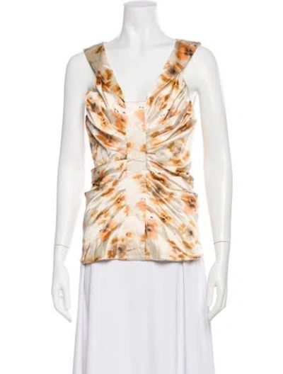 Pre-owned Dior Vintage 2007 Top In Neutral