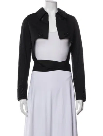 Pre-owned Dior Vintage 2007 Trench Coat In Black