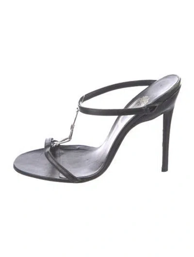 Pre-owned Dior Vintage 2007 T-strap Sandals In Multi