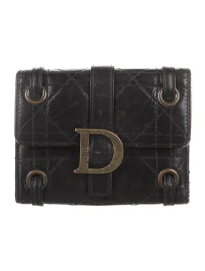 Pre-owned Dior Vintage 2007 Wallet In Black
