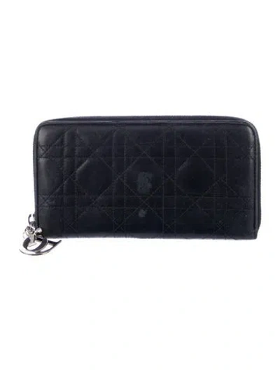 Pre-owned Dior Vintage 2007 Wallet In Black
