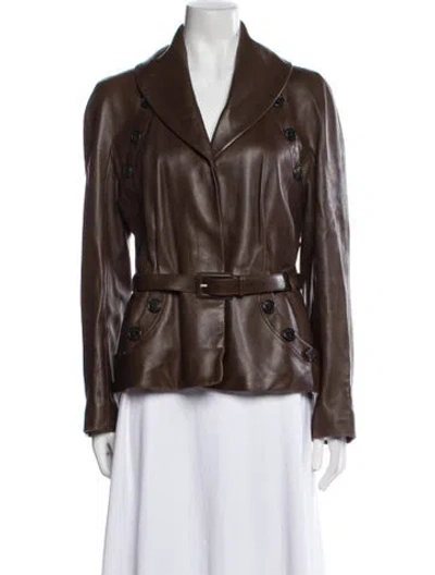 Pre-owned Dior Vintage 2008 Blazer In Brown