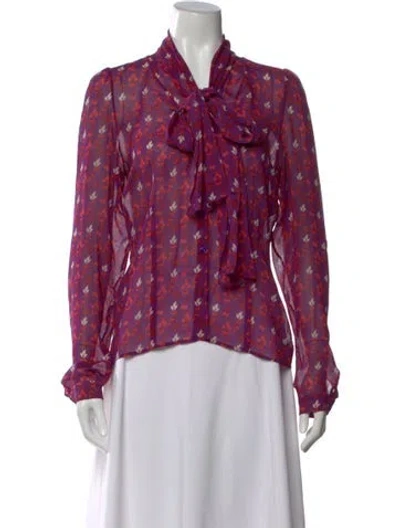 Pre-owned Dior Vintage 2008 Blouse In Purple