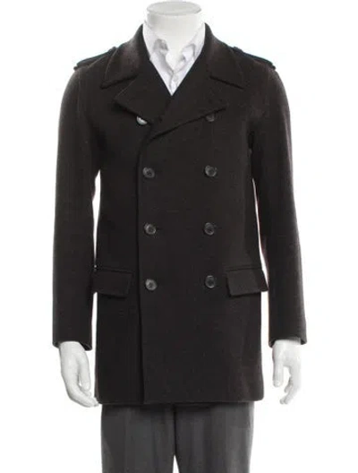 Pre-owned Dior Vintage 2008 Peacoat In Brown