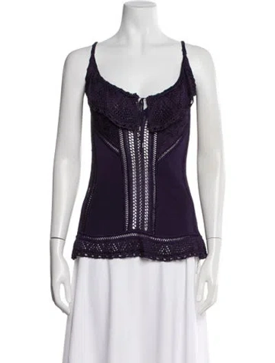 Pre-owned Dior Vintage 2008 Top In Purple