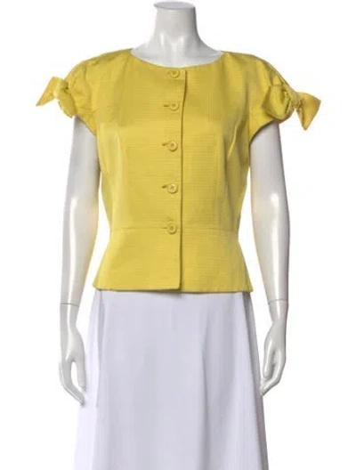 Pre-owned Dior Vintage 2009 Top In Yellow