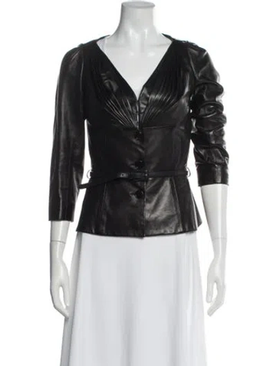 Pre-owned Dior Vintage 2010 Biker Jacket In Black